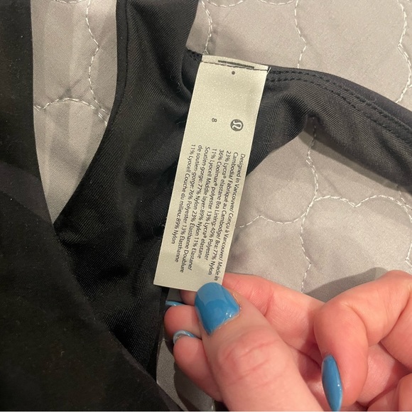 Lululemon Wonder Train Long Line Heritage 365 Camo Deep Coal Multi Sports Bra - Picture 5 of 5